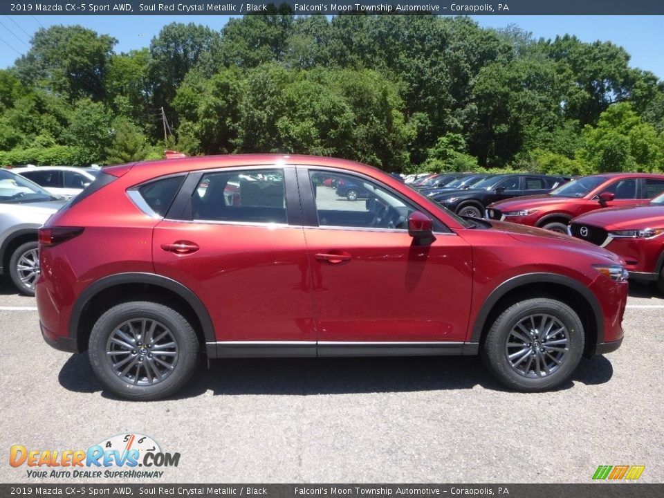 2019 Mazda CX-5 Sport AWD Soul Red Crystal Metallic / Black Photo #1