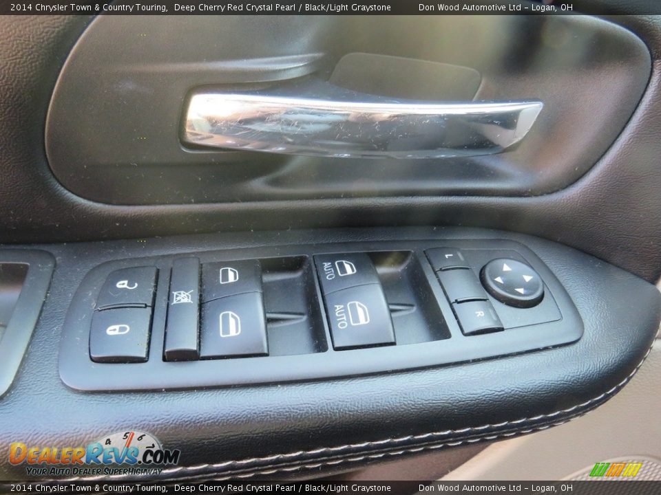 2014 Chrysler Town & Country Touring Deep Cherry Red Crystal Pearl / Black/Light Graystone Photo #20