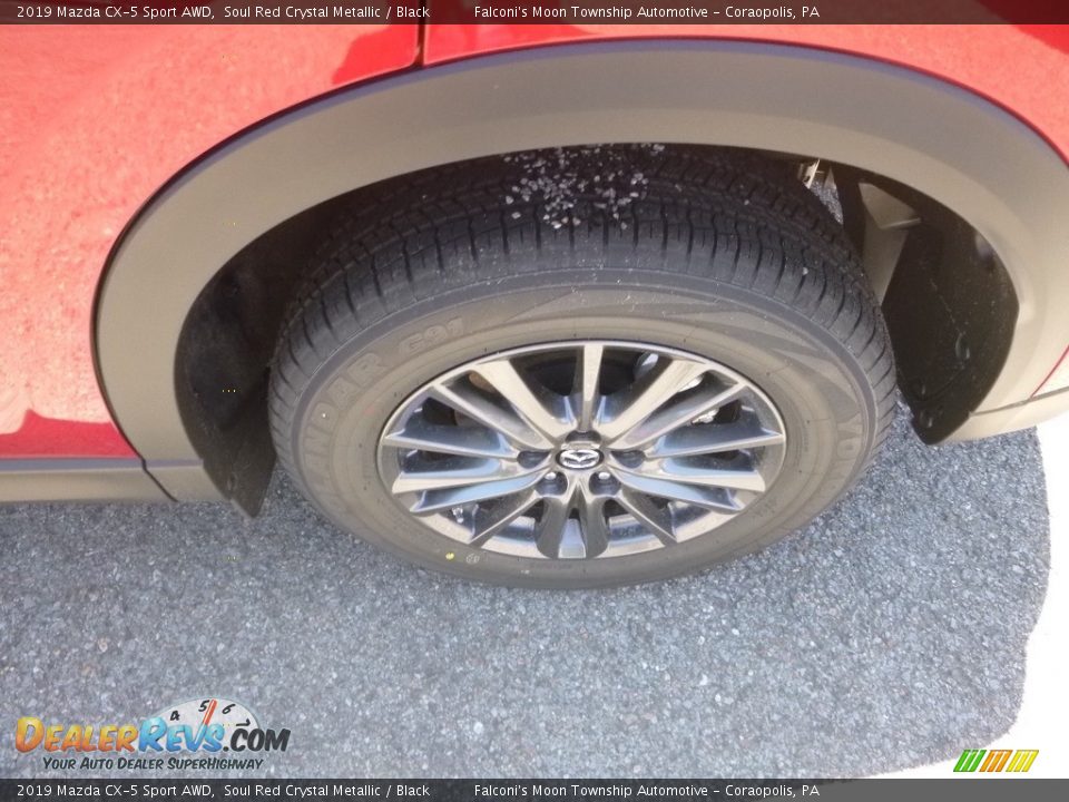 2019 Mazda CX-5 Sport AWD Soul Red Crystal Metallic / Black Photo #7