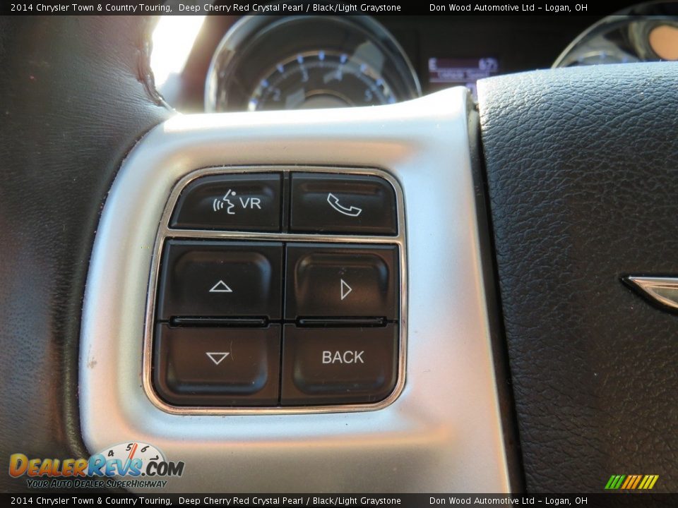 2014 Chrysler Town & Country Touring Deep Cherry Red Crystal Pearl / Black/Light Graystone Photo #26