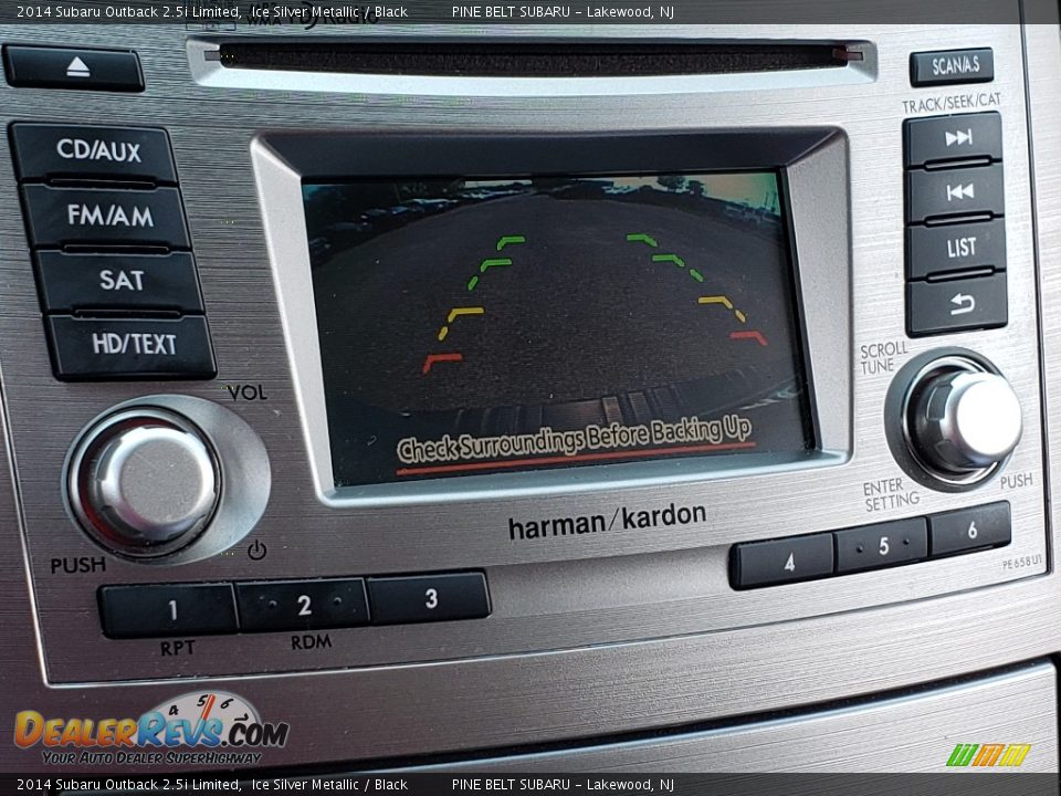 2014 Subaru Outback 2.5i Limited Ice Silver Metallic / Black Photo #30