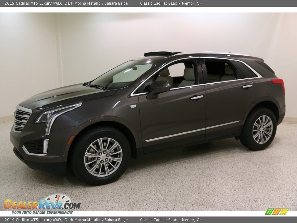 2019 Cadillac XT5 Luxury AWD Dark Mocha Metallic / Sahara Beige Photo #3