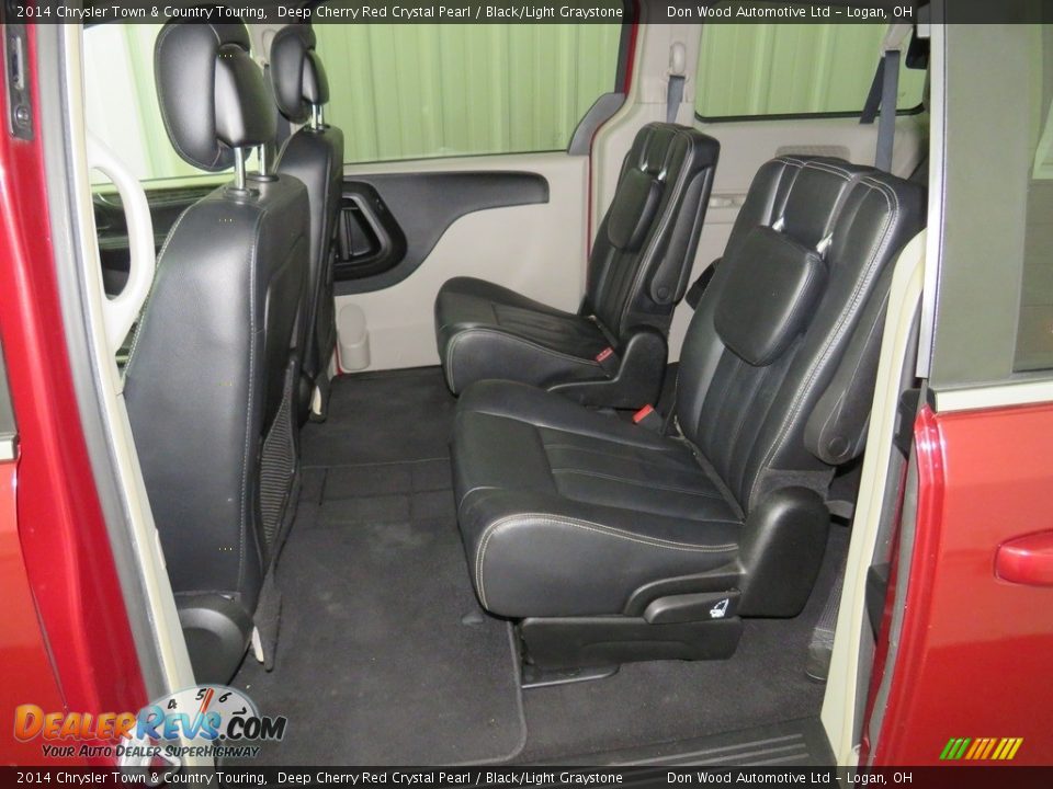2014 Chrysler Town & Country Touring Deep Cherry Red Crystal Pearl / Black/Light Graystone Photo #34