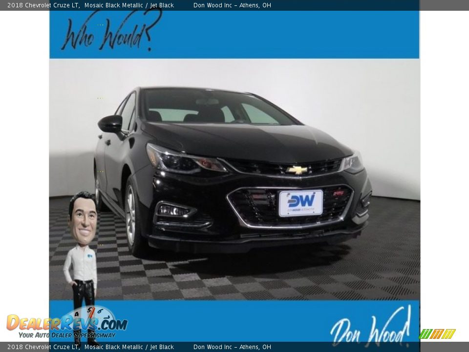 2018 Chevrolet Cruze LT Mosaic Black Metallic / Jet Black Photo #1