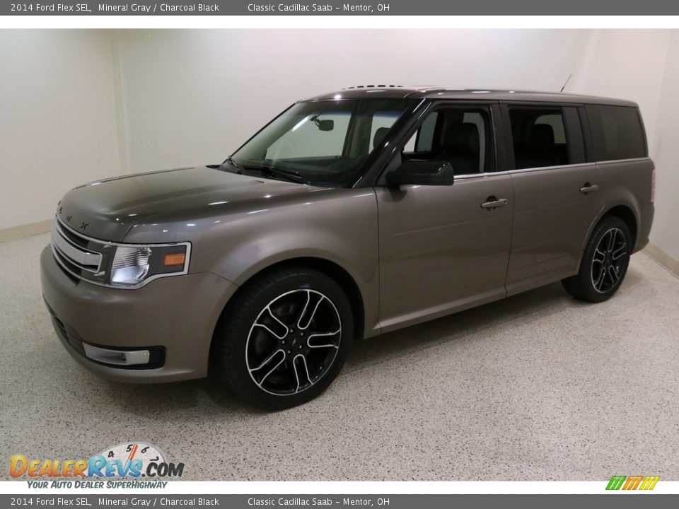 2014 Ford Flex SEL Mineral Gray / Charcoal Black Photo #3