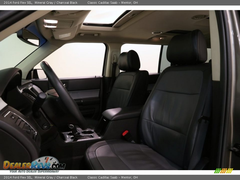 2014 Ford Flex SEL Mineral Gray / Charcoal Black Photo #6