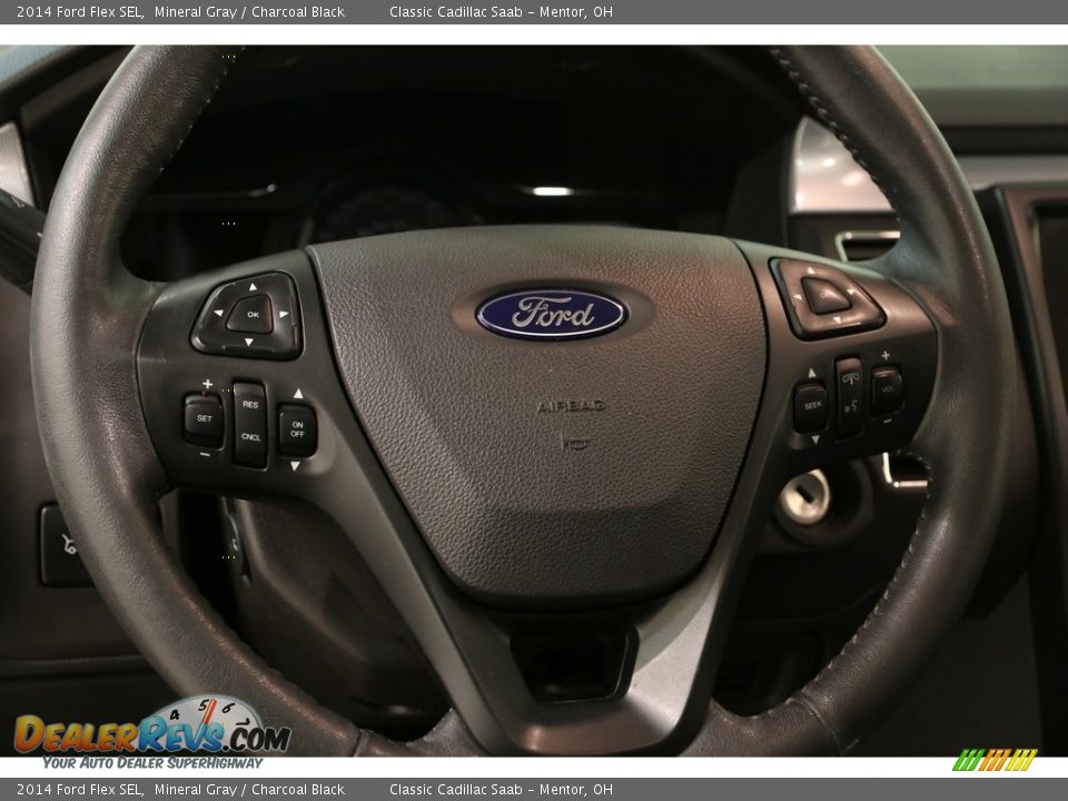 2014 Ford Flex SEL Mineral Gray / Charcoal Black Photo #7