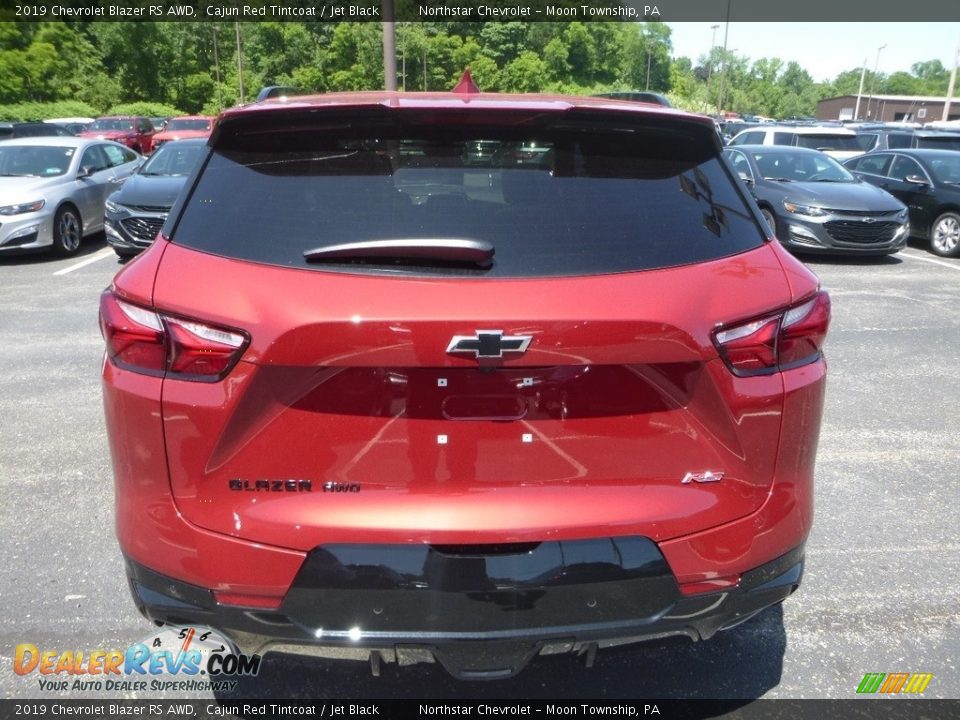 2019 Chevrolet Blazer RS AWD Cajun Red Tintcoat / Jet Black Photo #4