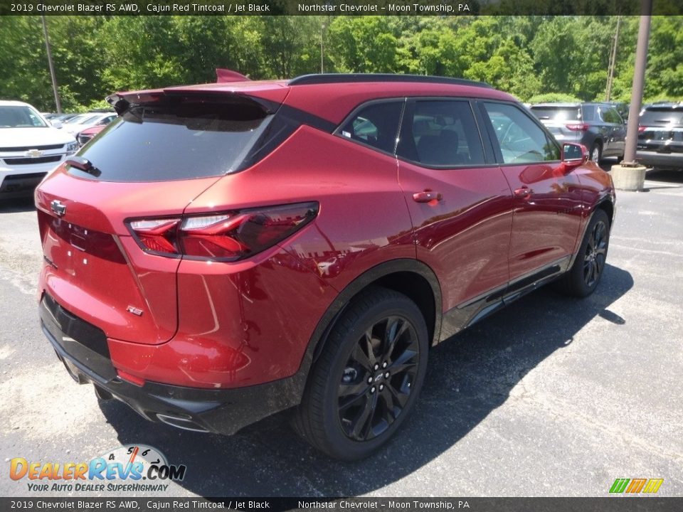 2019 Chevrolet Blazer RS AWD Cajun Red Tintcoat / Jet Black Photo #5