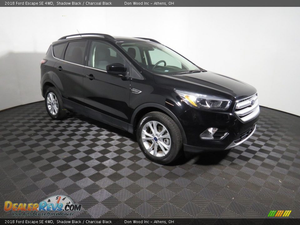 2018 Ford Escape SE 4WD Shadow Black / Charcoal Black Photo #2