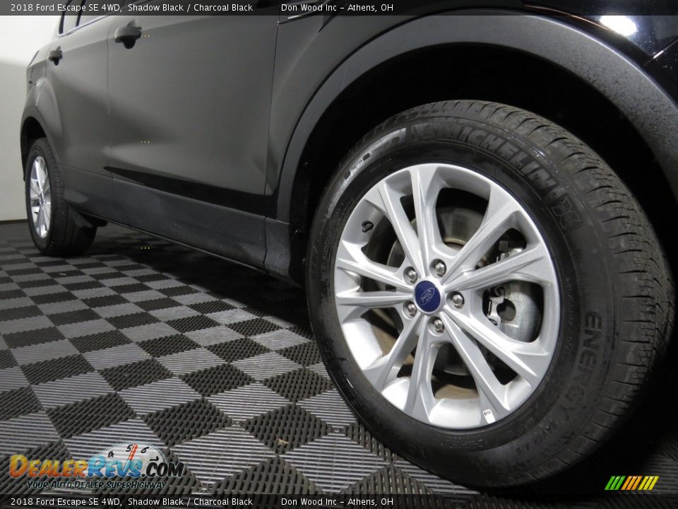 2018 Ford Escape SE 4WD Shadow Black / Charcoal Black Photo #3