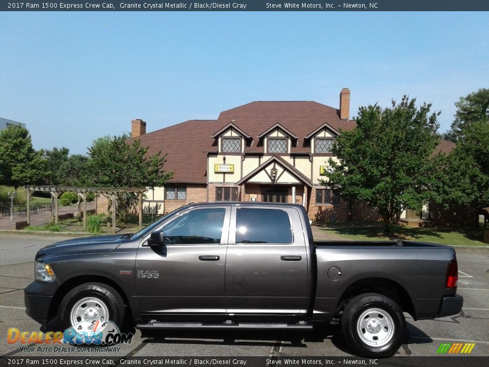 2017 Ram 1500 Express Crew Cab Granite Crystal Metallic / Black/Diesel Gray Photo #1