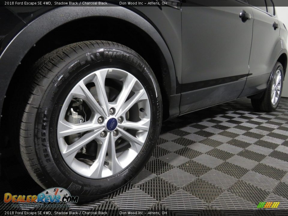 2018 Ford Escape SE 4WD Shadow Black / Charcoal Black Photo #8