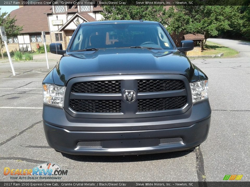 2017 Ram 1500 Express Crew Cab Granite Crystal Metallic / Black/Diesel Gray Photo #3