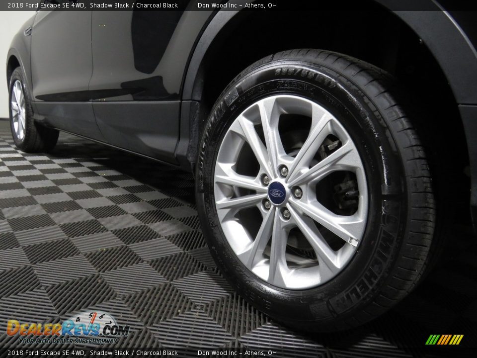 2018 Ford Escape SE 4WD Shadow Black / Charcoal Black Photo #10