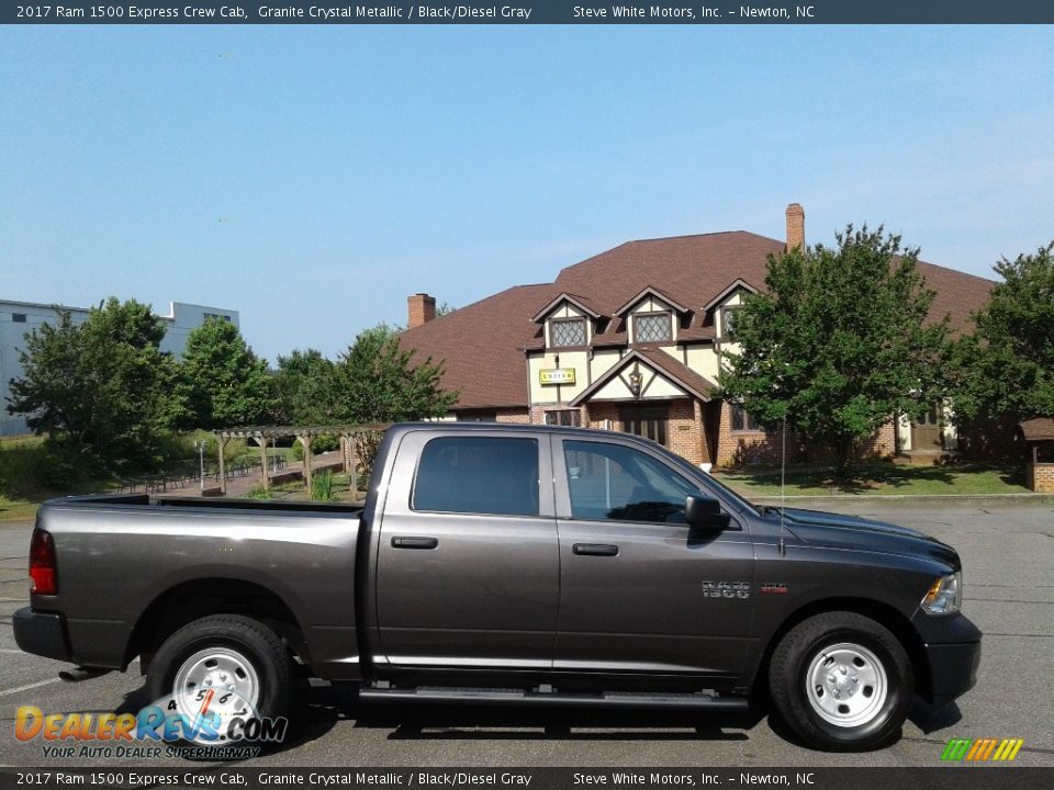 2017 Ram 1500 Express Crew Cab Granite Crystal Metallic / Black/Diesel Gray Photo #5