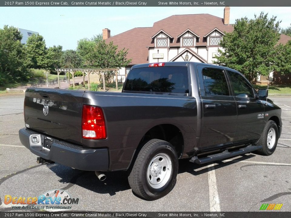 2017 Ram 1500 Express Crew Cab Granite Crystal Metallic / Black/Diesel Gray Photo #6