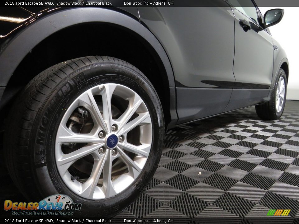 2018 Ford Escape SE 4WD Shadow Black / Charcoal Black Photo #16