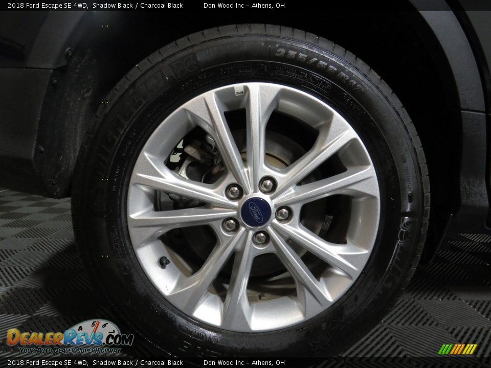 2018 Ford Escape SE 4WD Shadow Black / Charcoal Black Photo #17