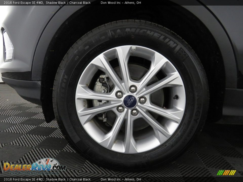 2018 Ford Escape SE 4WD Shadow Black / Charcoal Black Photo #19