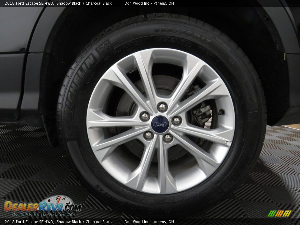 2018 Ford Escape SE 4WD Shadow Black / Charcoal Black Photo #20