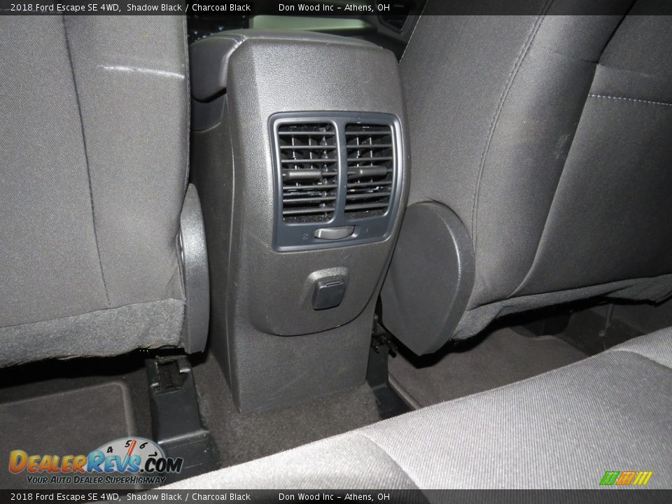 2018 Ford Escape SE 4WD Shadow Black / Charcoal Black Photo #27