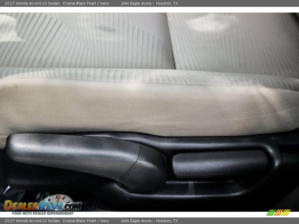 2017 Honda Accord LX Sedan Crystal Black Pearl / Ivory Photo #16