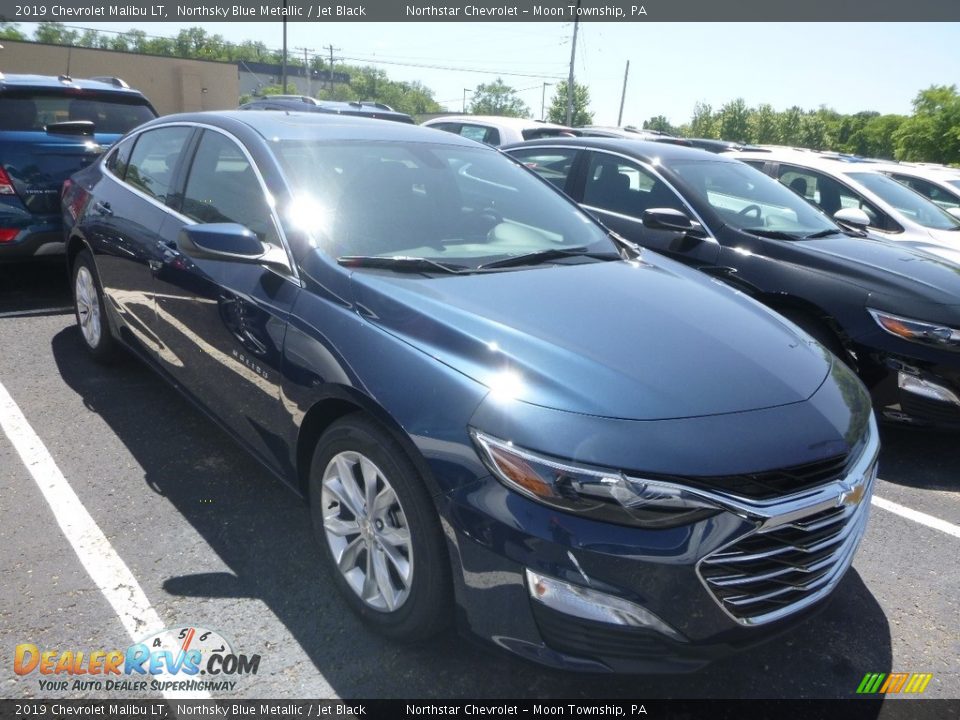 2019 Chevrolet Malibu LT Northsky Blue Metallic / Jet Black Photo #7