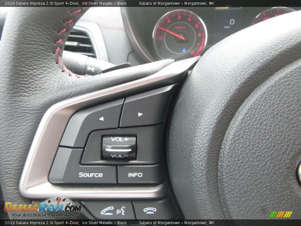 2019 Subaru Impreza 2.0i Sport 4-Door Ice Silver Metallic / Black Photo #19