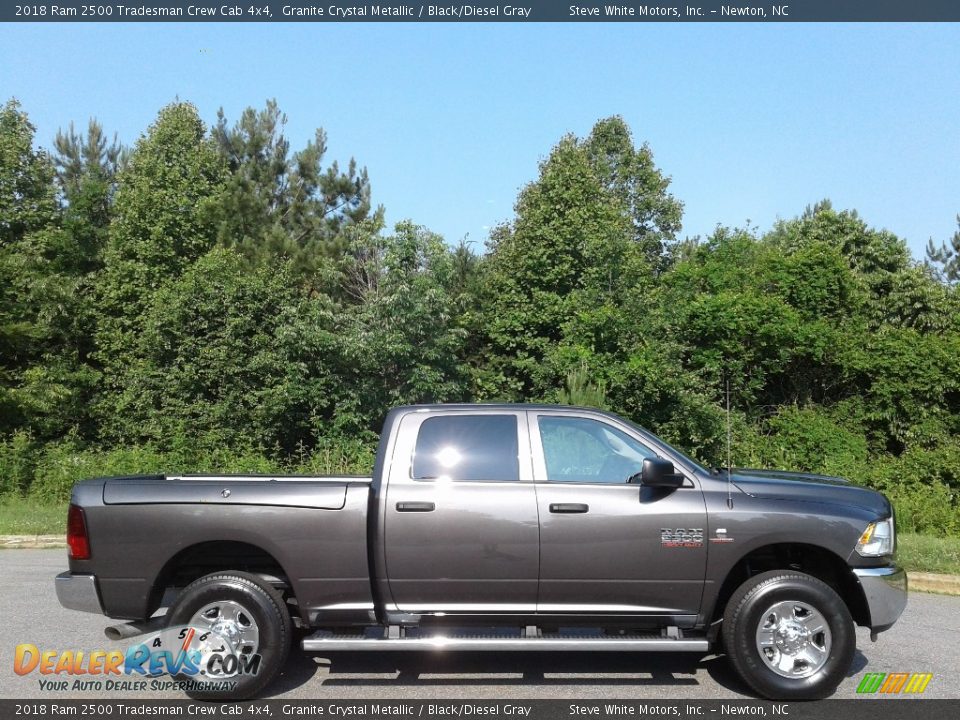 2018 Ram 2500 Tradesman Crew Cab 4x4 Granite Crystal Metallic / Black/Diesel Gray Photo #5