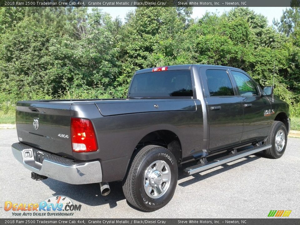 2018 Ram 2500 Tradesman Crew Cab 4x4 Granite Crystal Metallic / Black/Diesel Gray Photo #6