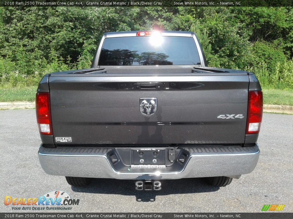 2018 Ram 2500 Tradesman Crew Cab 4x4 Granite Crystal Metallic / Black/Diesel Gray Photo #7