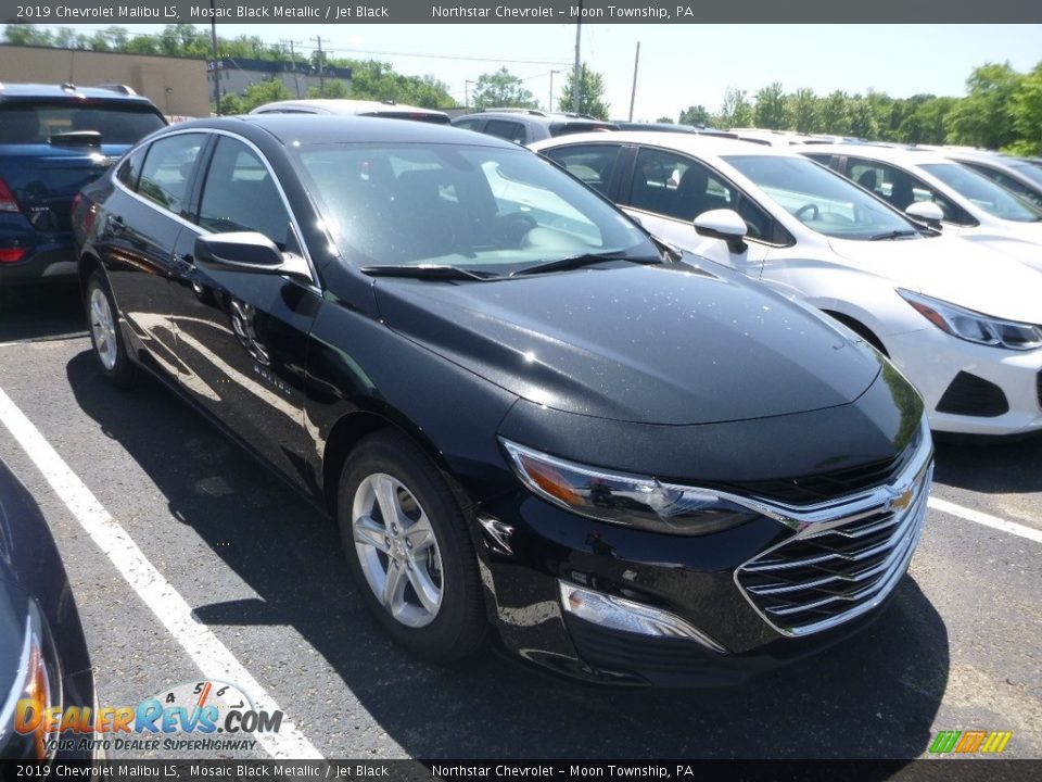 2019 Chevrolet Malibu LS Mosaic Black Metallic / Jet Black Photo #7