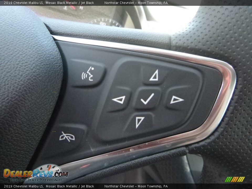 2019 Chevrolet Malibu LS Mosaic Black Metallic / Jet Black Photo #14