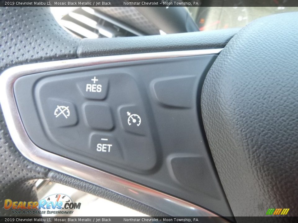 2019 Chevrolet Malibu LS Mosaic Black Metallic / Jet Black Photo #15