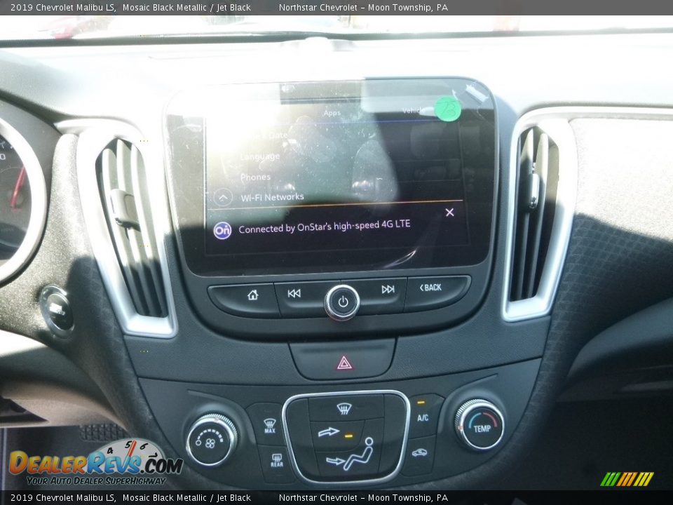 2019 Chevrolet Malibu LS Mosaic Black Metallic / Jet Black Photo #16