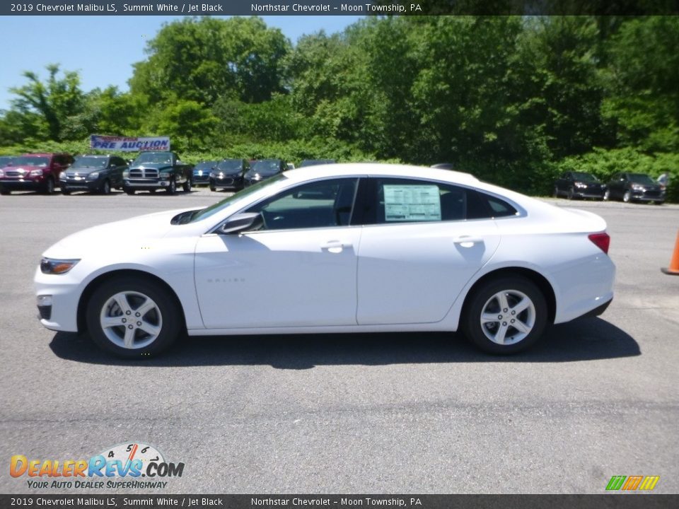 2019 Chevrolet Malibu LS Summit White / Jet Black Photo #2