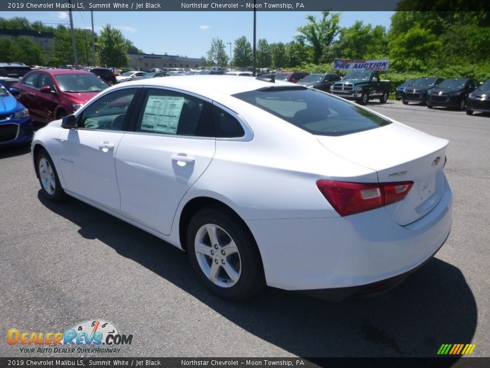 2019 Chevrolet Malibu LS Summit White / Jet Black Photo #3