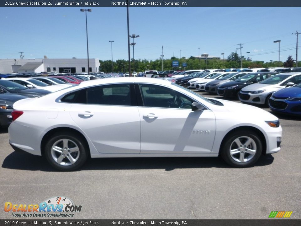 2019 Chevrolet Malibu LS Summit White / Jet Black Photo #6