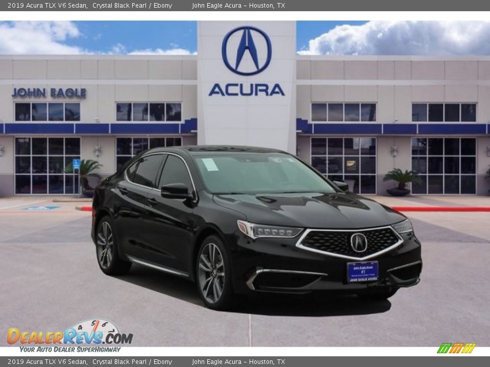 2019 Acura TLX V6 Sedan Crystal Black Pearl / Ebony Photo #1