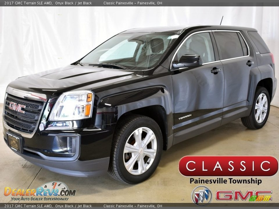 2017 GMC Terrain SLE AWD Onyx Black / Jet Black Photo #1