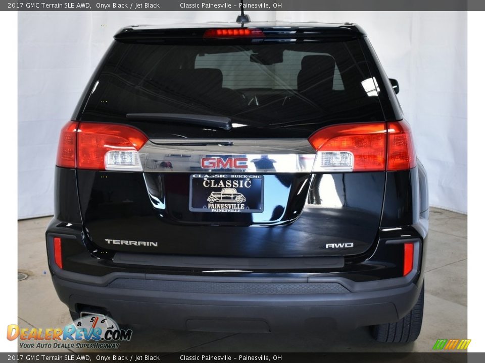 2017 GMC Terrain SLE AWD Onyx Black / Jet Black Photo #3