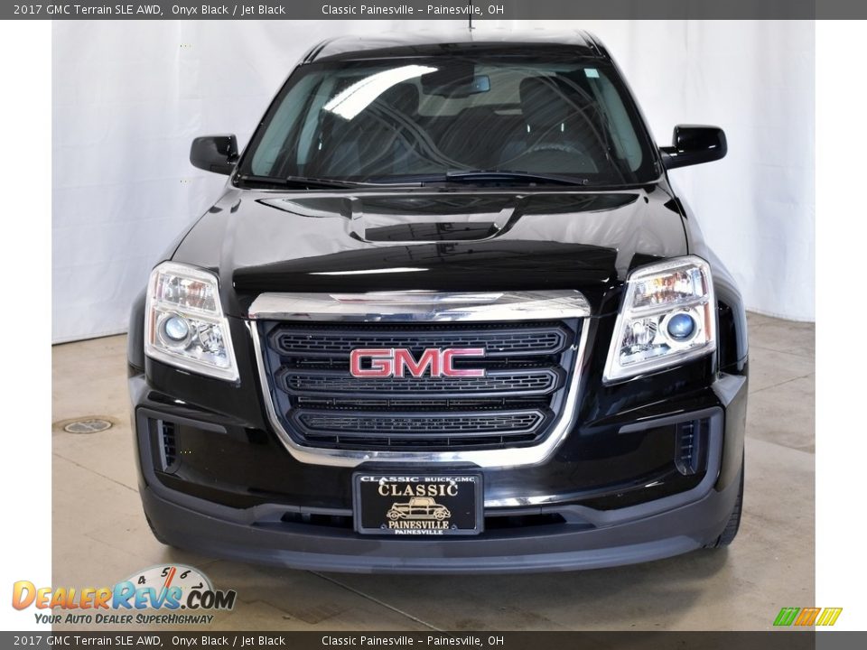 2017 GMC Terrain SLE AWD Onyx Black / Jet Black Photo #4