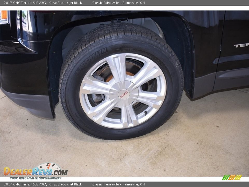 2017 GMC Terrain SLE AWD Onyx Black / Jet Black Photo #5