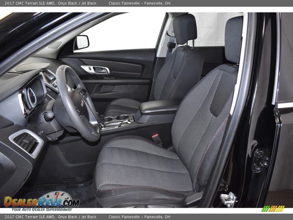 2017 GMC Terrain SLE AWD Onyx Black / Jet Black Photo #7