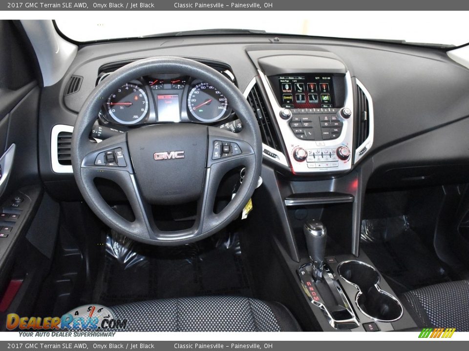 2017 GMC Terrain SLE AWD Onyx Black / Jet Black Photo #11