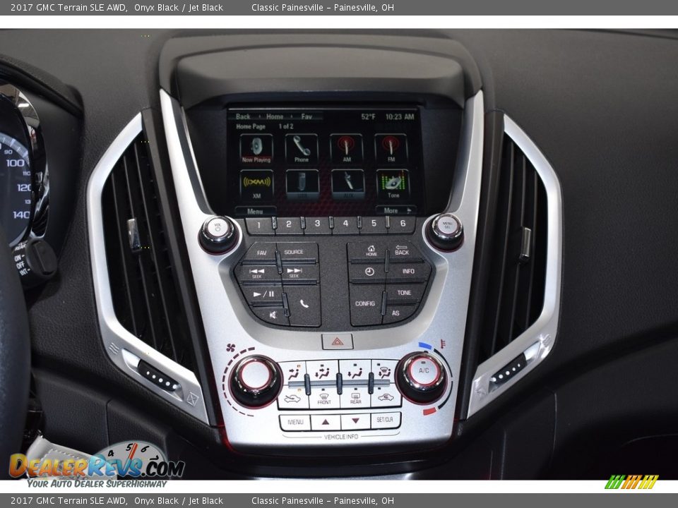 2017 GMC Terrain SLE AWD Onyx Black / Jet Black Photo #12