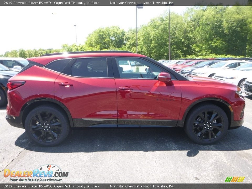 2019 Chevrolet Blazer RS AWD Cajun Red Tintcoat / Jet Black Photo #6