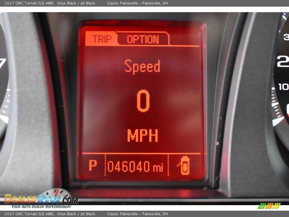 2017 GMC Terrain SLE AWD Onyx Black / Jet Black Photo #14