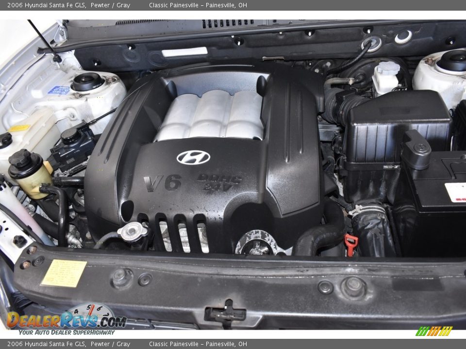 2006 Hyundai Santa Fe GLS Pewter / Gray Photo #6
